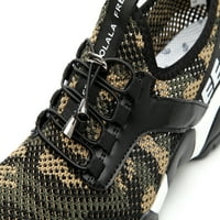 Kamuflažne čelične cipele od čelika za muškarce i žene Prozračne sigurnosne tenisice izdubljene industrijske