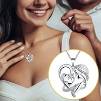 ZTTD Personalizirajte maternsku ljubav ogrlicu za žensku ogrlicu Memorial Privjesak nakit poklon ogrlica