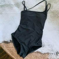 Ženska kupaonica odijela jedno odrez ramena jedno kupaće kostim kupaćim kostima, crno, L, G68803