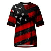 Dan nezavisnosti Ispiši muške američke američke patriotske majice kratkih rukava Neovisnost Daytshirts