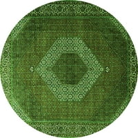 Ahgly Company Zatvoreni kvadratni medaljon Zeleni tradicionalni prostirci područja, 8 'kvadrat