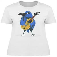 Crtana ptica s gitarom Majica Žene -Image by Shutterstock, Ženska 3x-velika