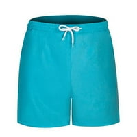 Muške ljetne sportove Brze suhe kratke hlače Plaže Hlače Plivanje Trčanje za obuku Pant, tamno plava