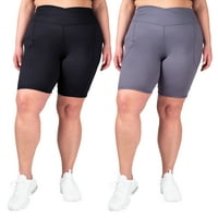 Plus kratke hlače za žene Crossover biciklističke kratke hlače za žene Cross struk V struk plus veličine