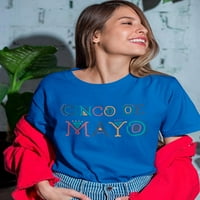 Cinco de Mayo ručno izvučeno majica u obliku teksta Žene -Image by Shutterstock, ženska XX-velika