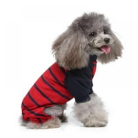 Pajamas PET odjeća za kućne ljubimce za kućne ljubimce za malog psa Mekana štenad odjeća odjeća za udar