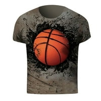 Funny T majice za muškarce Sportski brzi suhi košarka kratki rukav Sportska prikladna fitness majica