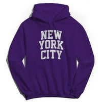New York City V Grafički kraljevski muški pamuk pulover Hoodie