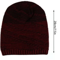 Jesen i zimska šešir Muška šešica vune plišana pješačka šešir topla pamučna šešir na otvorenom šešir