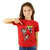 Djevojke su pobornu djevojčice Casual Pamuk kratki rukav majica crtane majice Boy Girl Tops Sportska