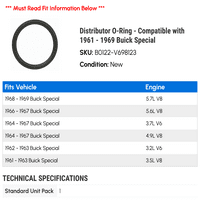 Distributer O-prsten - kompatibilan sa - Buick Special 1968
