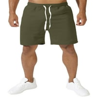 Glonme Muška Bermuda kratka pantna boja dno su nalik na boju visoke strukske kratke hlače muškarci klasični