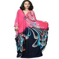 Maxi kaftan haljine za žene marokanske kaftane sa simnim salonskom haljinom za rukav