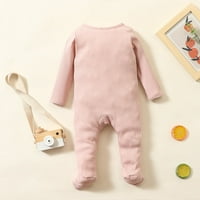 Novorođeni patentni patentni patentni patentni footis pidžamas novorođenčad pamuk za spavanje PJS