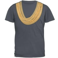 Zlatni lanci siva majica za odrasle - velika