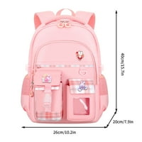 Pompotops ružičasti ruksaci za djevojke velike torbe za knjige za tinejdžerske djevojke za školsku prijenosnicu