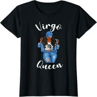 Ženska ulica Virgo kraljica afrička američka crna rujan slatka majica poklon kratkih rukava za zabave