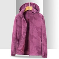 Fatuov puffer jakna Ženska vodootporna vjetrovito vratila vjetrovid na dugim rukavima ružičasta kišna