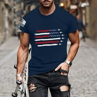 Luiyenes muški patriotski tenk mišića vrhunske labave nezavisnosti Vintage majica