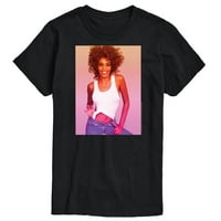 Whitney Houston - gradijentna fotografija - Muška grafička majica kratkih rukava