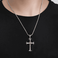 Ogrlicu za požuljavanje sa zlim oko, vjera Bog nakit sretan religioznom ogrlicom za rođendan krštenja