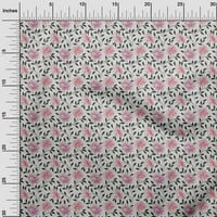 Onuone viskoza šifon ružičaste ružičaste tkanine cvjetni diy odjeću prekrivajući tkaninu za ispis tkanina