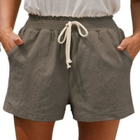 Avamo dame Ljeto Plaže Kratke hlače Ruffled kratke vruće hlače Čvrsto kolor mini pantni dnevni boravak