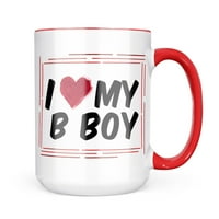 Neonblond i Heart Love Moj B Boy krig poklon za ljubitelje čaja za kavu