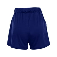 Puawkoer ljeti ženske visoko elastične kratke hlače za kratke hlače Casual Sports Comfort Hlače odjeće