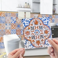 Ogulje i pridržani backplash ukrasne kuhinjske zidne naljepnice Samoljepljiva kupaonica Naljepnice za