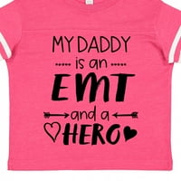 Inktastic Moj tata je EMT i heroj poklon malih malih majica ili majica mališana