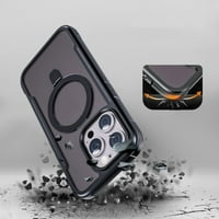 Primenljivo Apple Telefon Case Magnetni stent iPhone Prozirni novi zaštitni futrola puna zaštita hrvanja