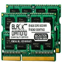 16GB 2x8GB memorijska ramba za Toshiba satelit P 204PIN 1333MHz PC3- DDR SO-DIMM Black Diamond memorijski