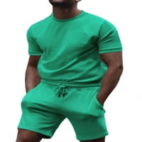 Sexy Dance Muns TrackSit set Dvije majice i kratke hlače Outfits Crew Crw Ležerne prilike Kućna odjeća