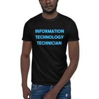 Plava informacijska tehnologija tehničar kratkih rukava pamučna majica majica po nedefiniranim poklonima