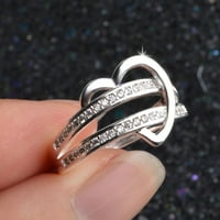 Do 50% popusta, DVKPTBK Prstenovi dame modni dijamantni prsten nakit kreativni prsten nakit pokloni