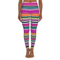 Ženske gamaše sa prugastom uzorka - Spande gamaše meke šarene udobne joge hlače