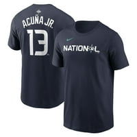 Muški Nike Ronald ACU-a Jr. Navy Nacionalna liga MLB All-Star igre i broj majica