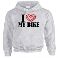 Srce moji bicikli - runov pulover Hoodie, sport, mali