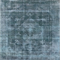 Ahgly Company Indoreni pravokutnik u sredini stoljeća Moderni koi plavi orijentalni prostirci, 7 '10'