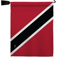 Trinidad i Tobago zastava Garden Set Nacionalnost X18. Dvostrano dvorište baner