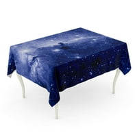 Star Horse Head Maglina u plavom boju Space Sky Stolcloth stol za stol Poklopac za kućnu zabavu Decor