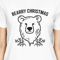 Medvjeda Božić Bear ženska bijela košulja