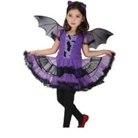 Honeeladyy Cleances pod 5 $ Dječja djevojka Halloween Neto odijevanje od pređe šišmiša Wing Headwear