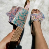 Advoicd papuče za pjenu za pjenu žene Ženske cipele Ljetna prozračna mreža za luk cvijet sjaja papuče