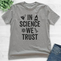 Djeca u nauci Mi vjerujemo majici, mladosti dječje dječačke majice, naučna majica, naučnička majica,