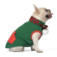 Dog Božićna odjeća, mali pas Božićni prsluk štene ljubimac kostim za male pse i mačke