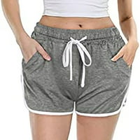 Hlače za žene Trendi žene visoke struk joge hlače za zavoj elastične struk casual kratke hlače Ljetne
