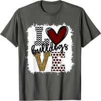 Jhpkjbulldogs Mascot Love - School Spirit Fantastična poklona Majica