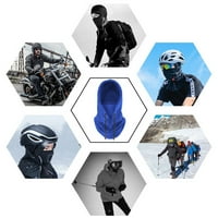 Biciklistička kapa Ski Zima Vjetrootporna kapa Na otvorenom Sportski bib Hladno zadebljanje petika, plava